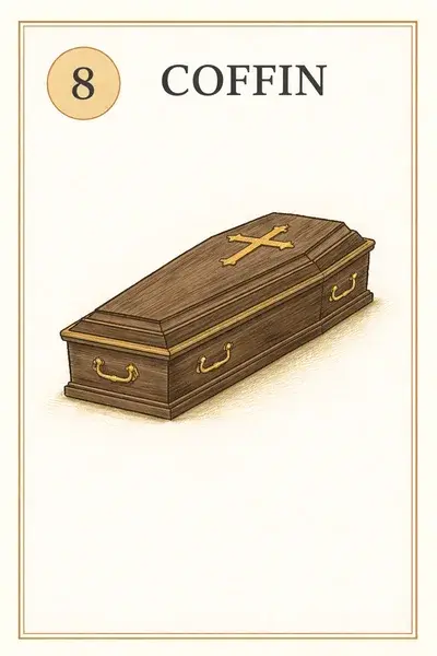 Coffin — the card corresponding to Coffin House