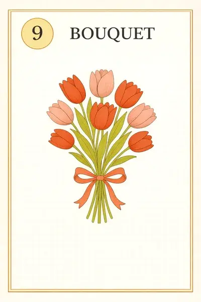Bouquet — the card corresponding to Bouquet House