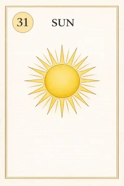 Sun — the card corresponding to Sun House